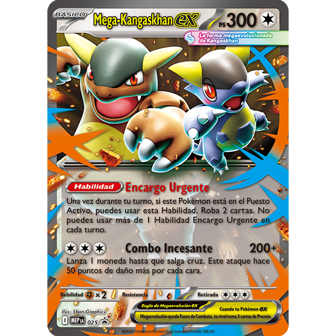 POKEMON TCG MEGA KANGASKHAN EX BOX ESPAÑOL 5