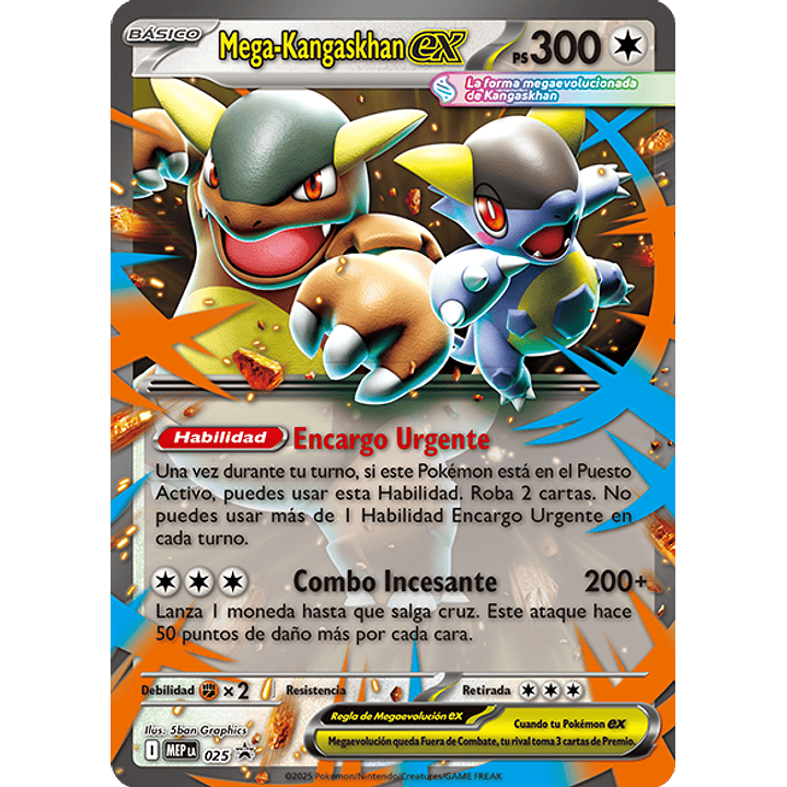 POKEMON TCG MEGA KANGASKHAN EX BOX ESPAÑOL 5