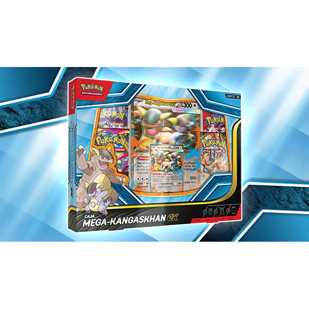 POKEMON TCG MEGA KANGASKHAN EX BOX ESPAÑOL 2