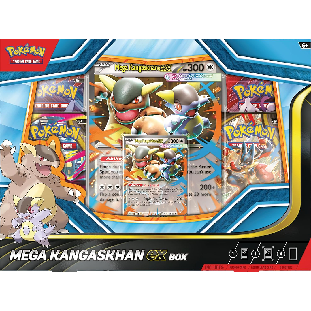 POKEMON TCG MEGA KANGASKHAN EX BOX ESPAÑOL 6