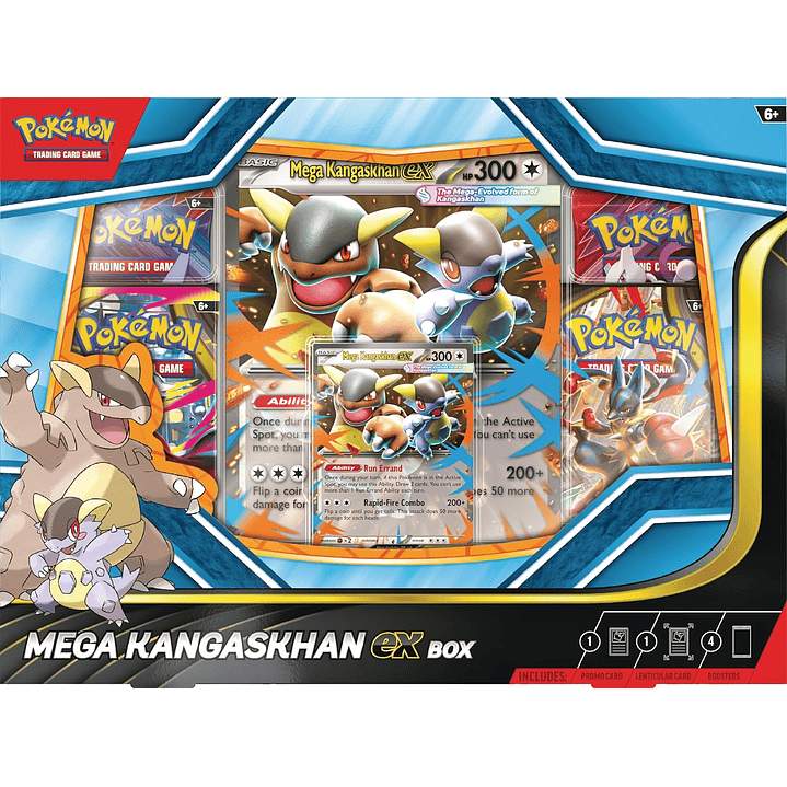 POKEMON TCG MEGA KANGASKHAN EX BOX ESPAÑOL 6