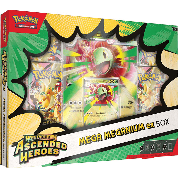 POKEMON TCG ASCENDED HEROES MEGA MEGANIUM EX BOX 1