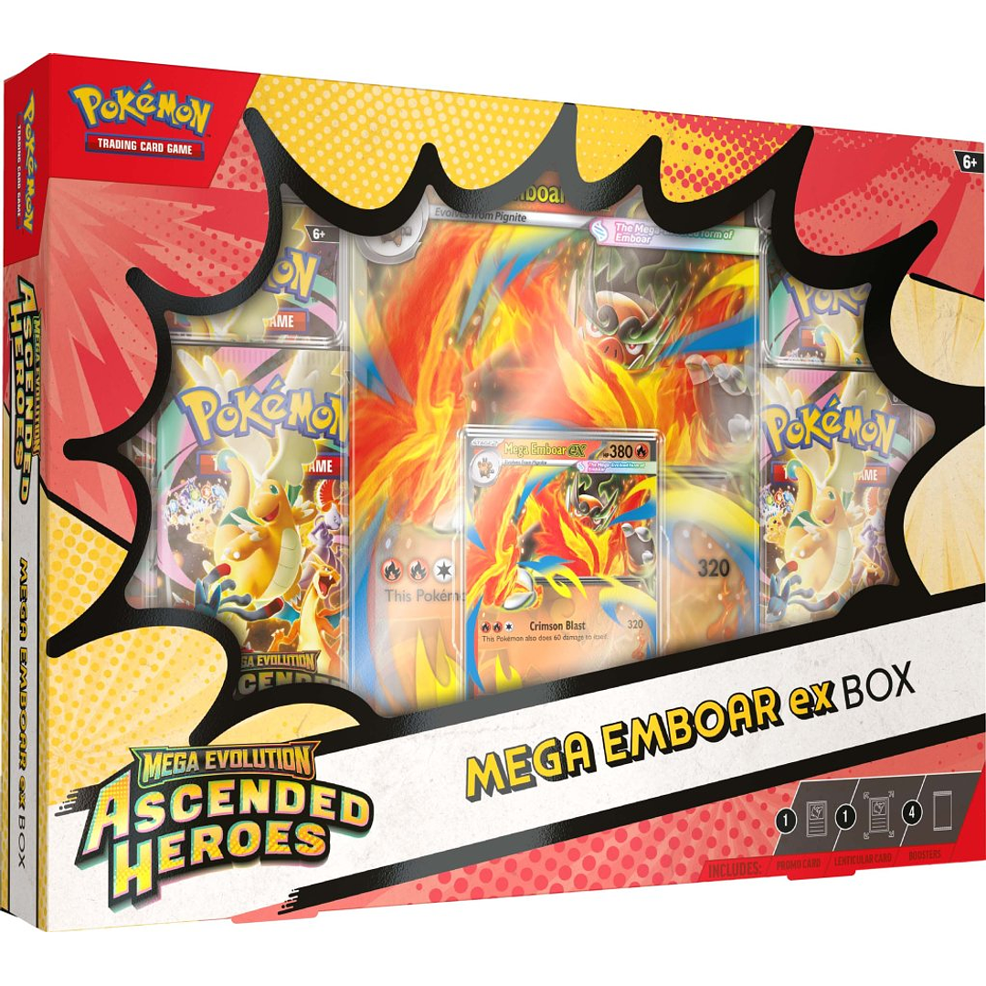 POKEMON TCG ASCENDED HEROES MEGA EMBOAR EX BOX 1