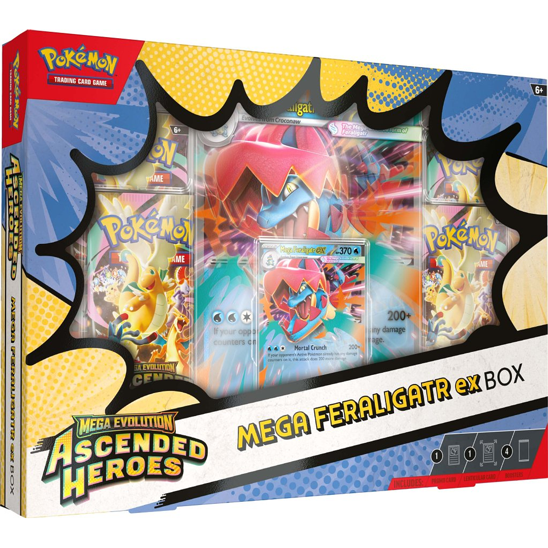 POKEMON TCG ASCENDED HEROES MEGA FERALIGATR EX BOX 1