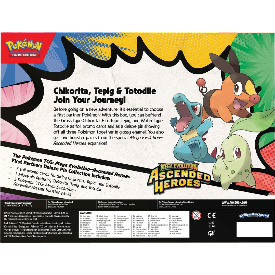 POKEMON TCG ASCENDED HEROES FIRST PARTNERS DELUXE PIN COLLECTION 2