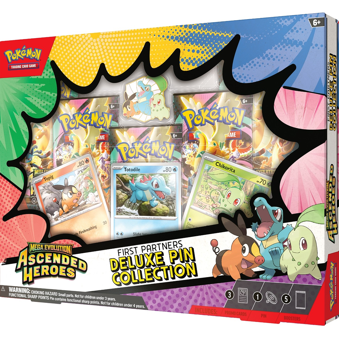 POKEMON TCG ASCENDED HEROES FIRST PARTNERS DELUXE PIN COLLECTION 5