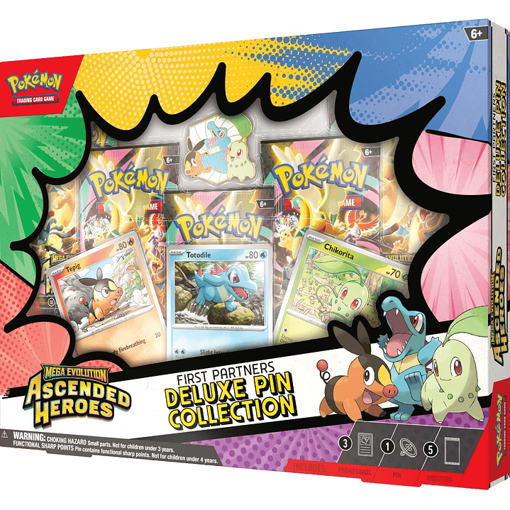 POKEMON TCG ASCENDED HEROES FIRST PARTNERS DELUXE PIN COLLECTION 5