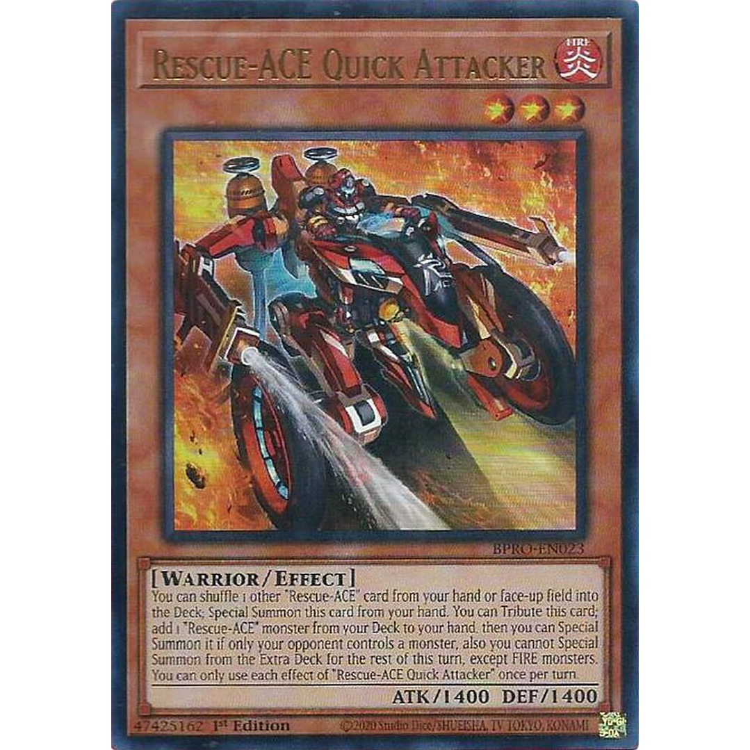 RESCUE-ACE QUICK ATTACKER BPRO-EN023 ULTRA RARE 1