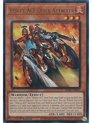 RESCUE-ACE QUICK ATTACKER BPRO-EN023 ULTRA RARE