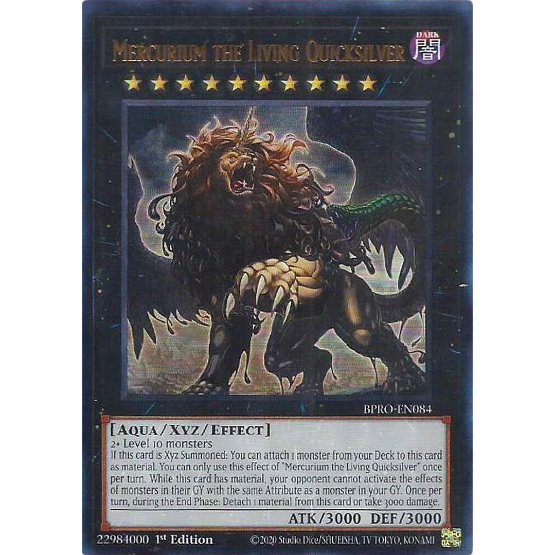 MERCURIUM THE LIVING QUICKSILVER BPRO-EN084 ULTRA RARE 1