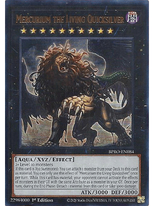 MERCURIUM THE LIVING QUICKSILVER BPRO-EN084 ULTRA RARE
