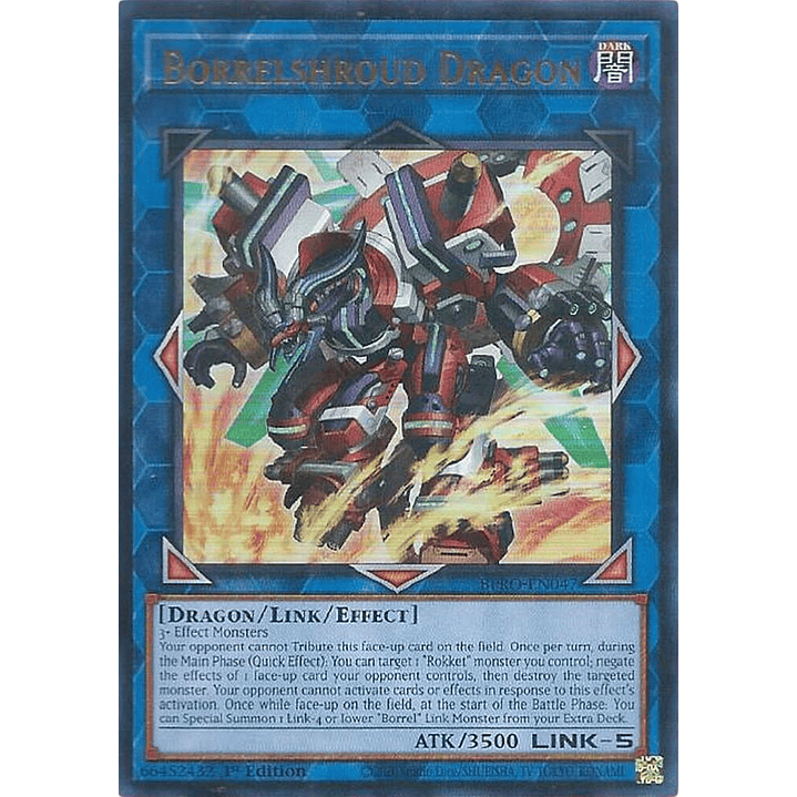 BORRELSHROUD DRAGON BPRO-EN047 ULTRA RARE 1