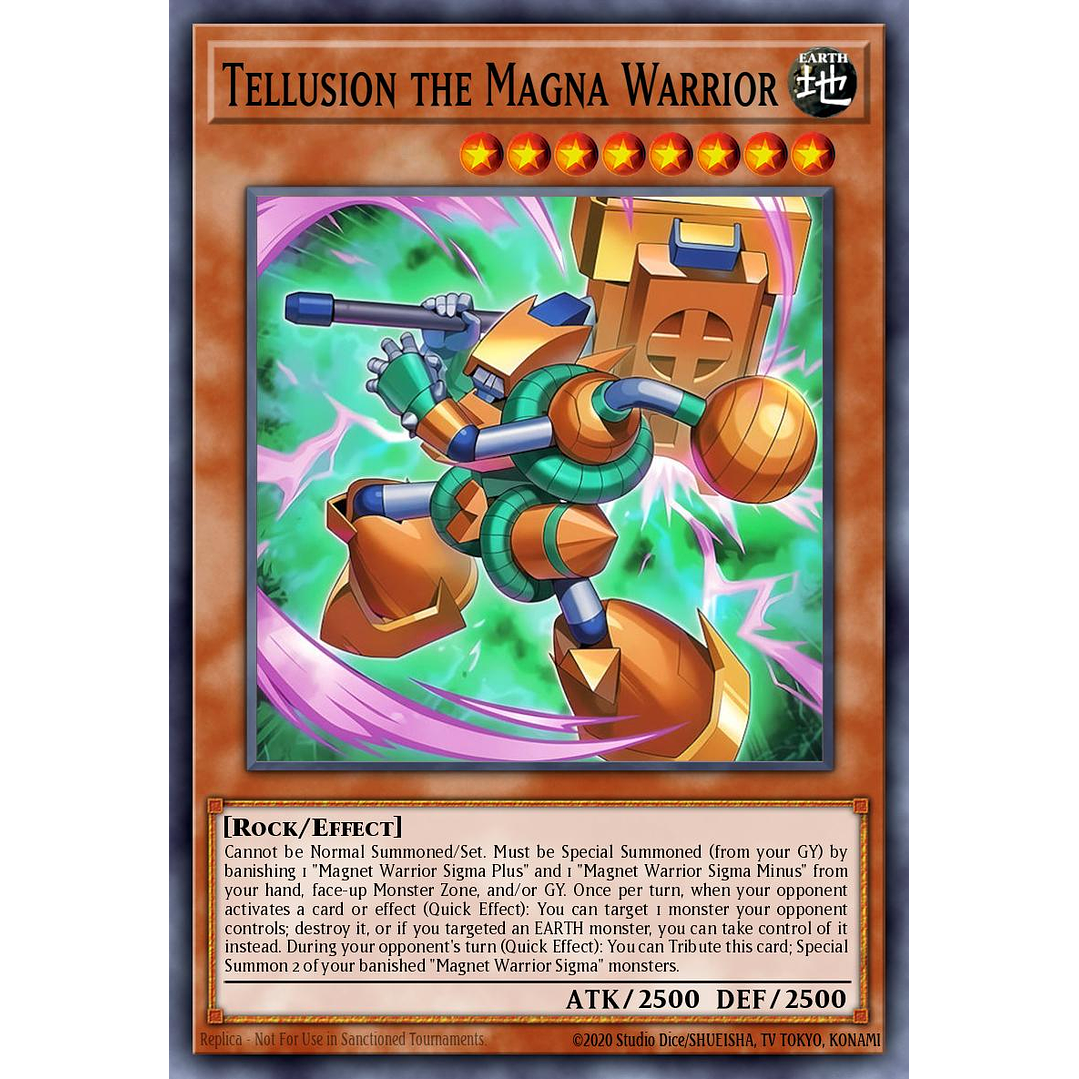 TELLUSION THE MAGNA WARRIOR BPRO-EN004 SUPER RARE 1