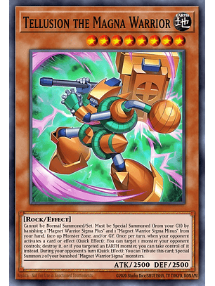 TELLUSION THE MAGNA WARRIOR BPRO-EN004 SUPER RARE
