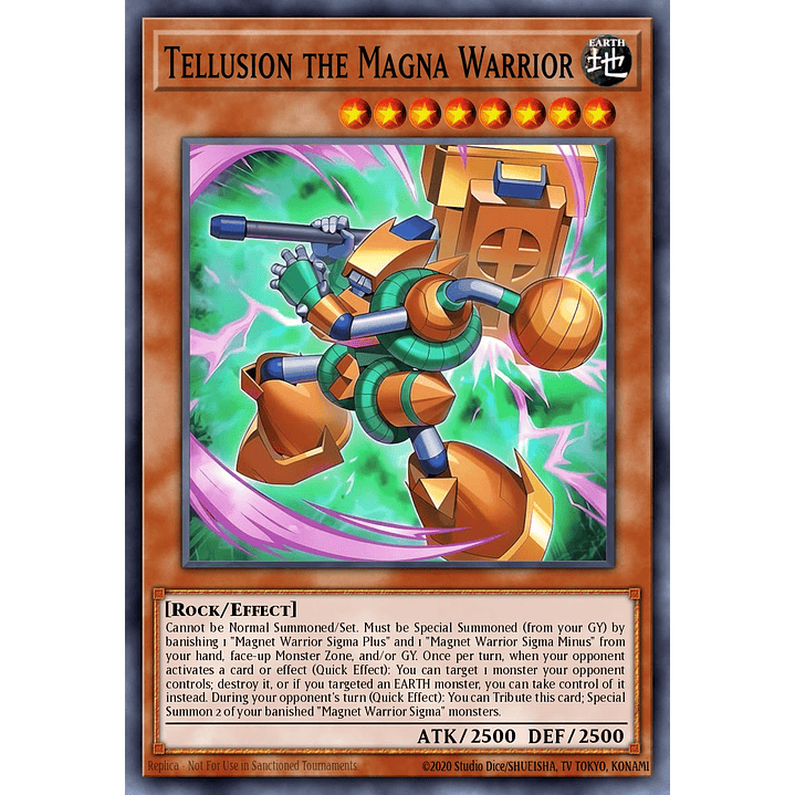 TELLUSION THE MAGNA WARRIOR BPRO-EN004 SUPER RARE 1