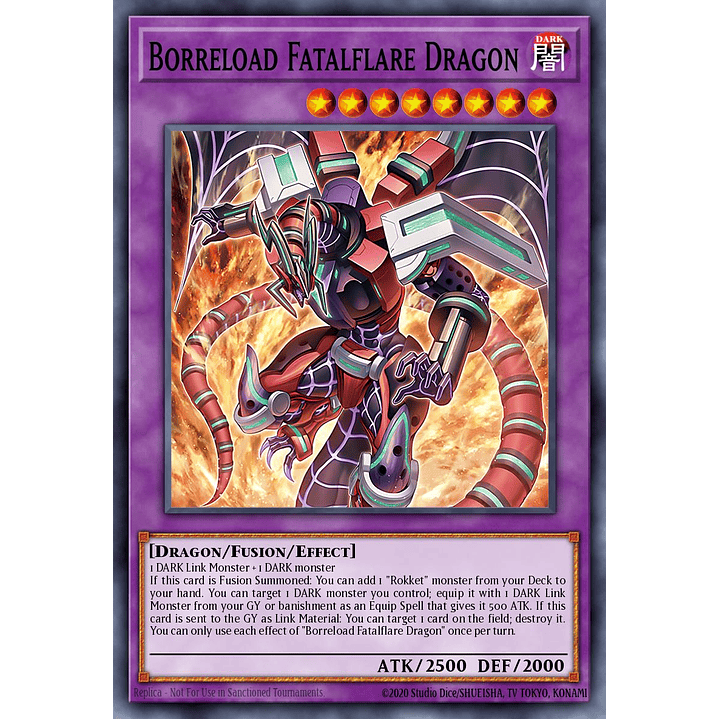 BORRELOAD FATALFLARE DRAGON BPRO-EN032 SUPER RARE 1