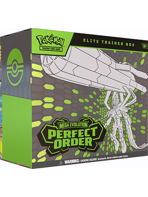 POKEMON TCG MEGA EVOLUTION PERFECT ORDER ELITE TRAINER BOX INGLÉS 
