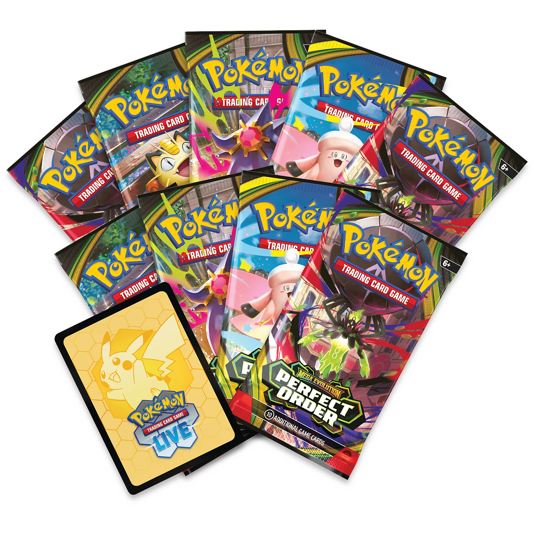 POKEMON TCG MEGA EVOLUTION PERFECT ORDER ELITE TRAINER BOX INGLÉS  7