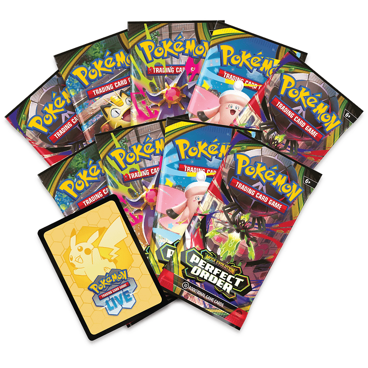POKEMON TCG MEGA EVOLUTION PERFECT ORDER ELITE TRAINER BOX INGLÉS  7