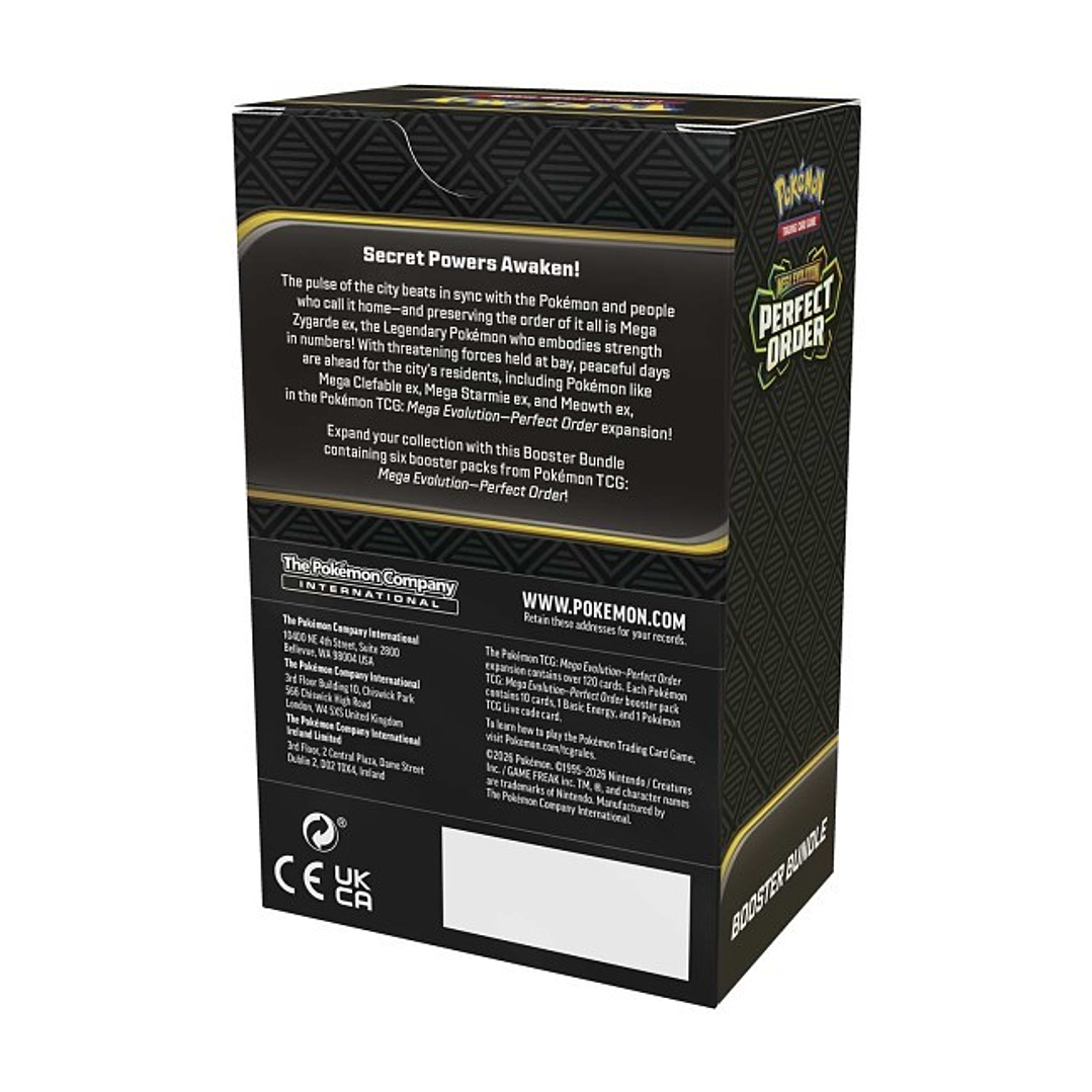 POKEMON TCG MEGA EVOLUTION PERFECT ORDER BOOSTER BUNDLE  2
