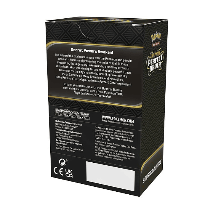 POKEMON TCG MEGA EVOLUTION PERFECT ORDER BOOSTER BUNDLE  2