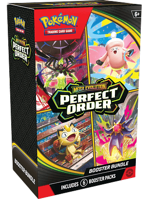 POKEMON TCG MEGA EVOLUTION PERFECT ORDER BOOSTER BUNDLE 
