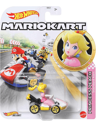 HOT WHEELS MARIO KART PRINCESS PEACH STANDAR KART