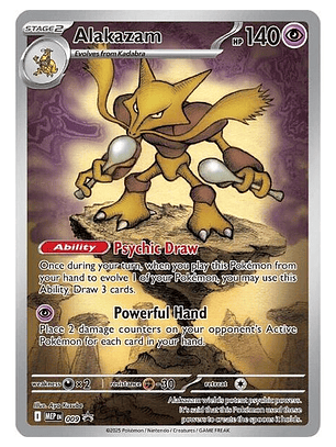Pokemon Tcg Alakazam Mep 009 Mega Evolution Promo Card