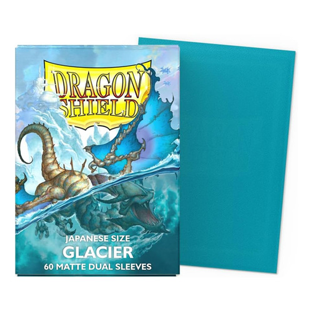 DRAGON SHIELD GLACIER MATTE DUAL JAPANESE CARD SLEEVES 1
