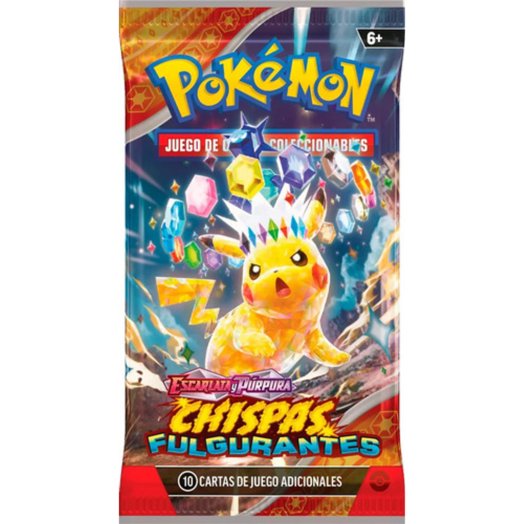 POKEMON TCG SURGING SPARKS 3 PACK BLISTER ESPAÑOL 3