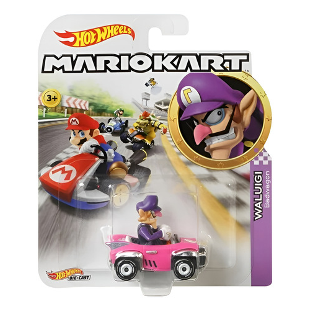 HOT WHEELS MARIO KART WALUIGI BADWAGON 1