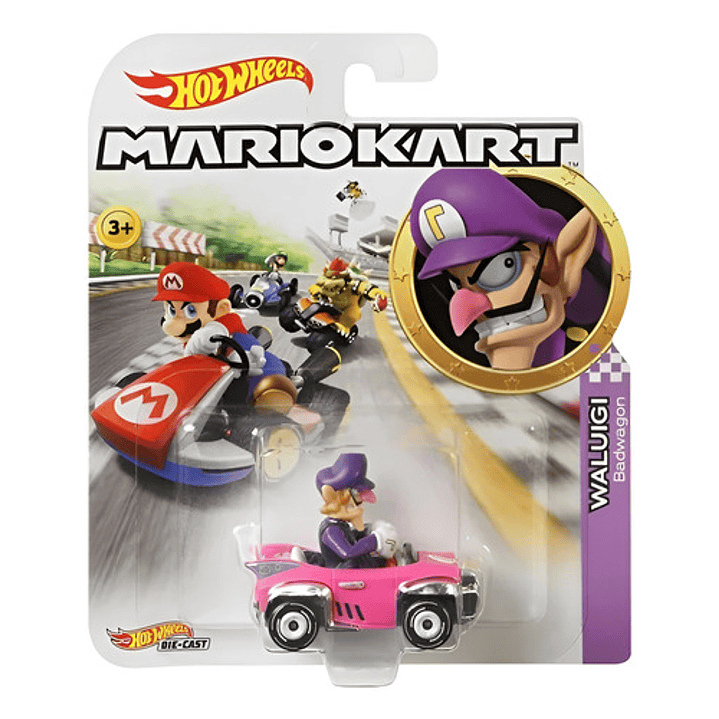 HOT WHEELS MARIO KART WALUIGI BADWAGON 1