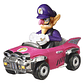 HOT WHEELS MARIO KART WALUIGI BADWAGON - Miniatura 2