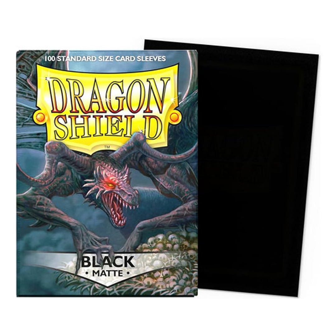 DRAGON SHIELD BLACK MATTE STANDARD SIZE CARD SLEEVES 1