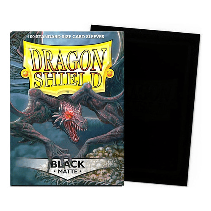 DRAGON SHIELD BLACK MATTE STANDARD SIZE CARD SLEEVES 1