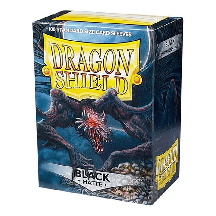 DRAGON SHIELD BLACK MATTE STANDARD SIZE CARD SLEEVES 3