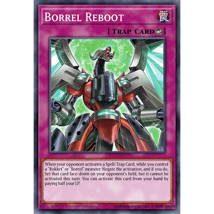 Borrel Reboot Super Rara Bpro-en070 Yugioh! Tcg 1