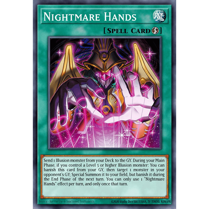 Nightmare Hands Super Rara Bpro-en068 Yugioh! Tcg 1