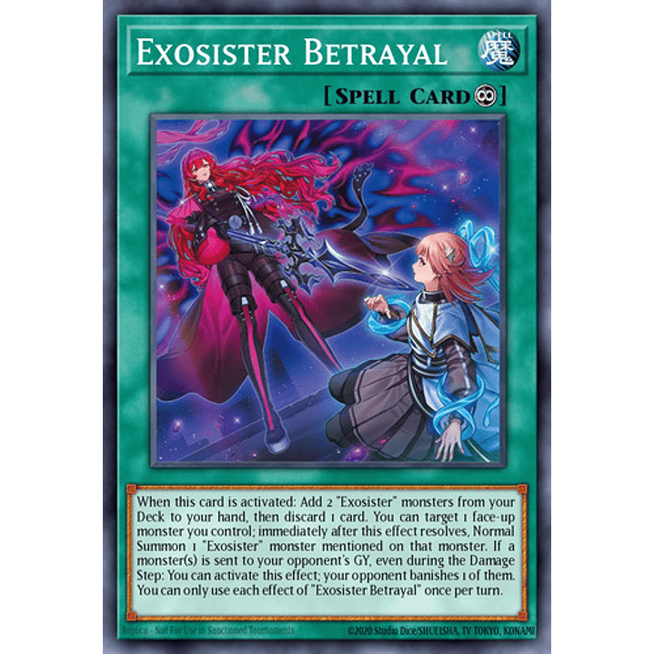Exosister Betrayal Super Rara Bpro-en066 Yugioh! Tcg 1