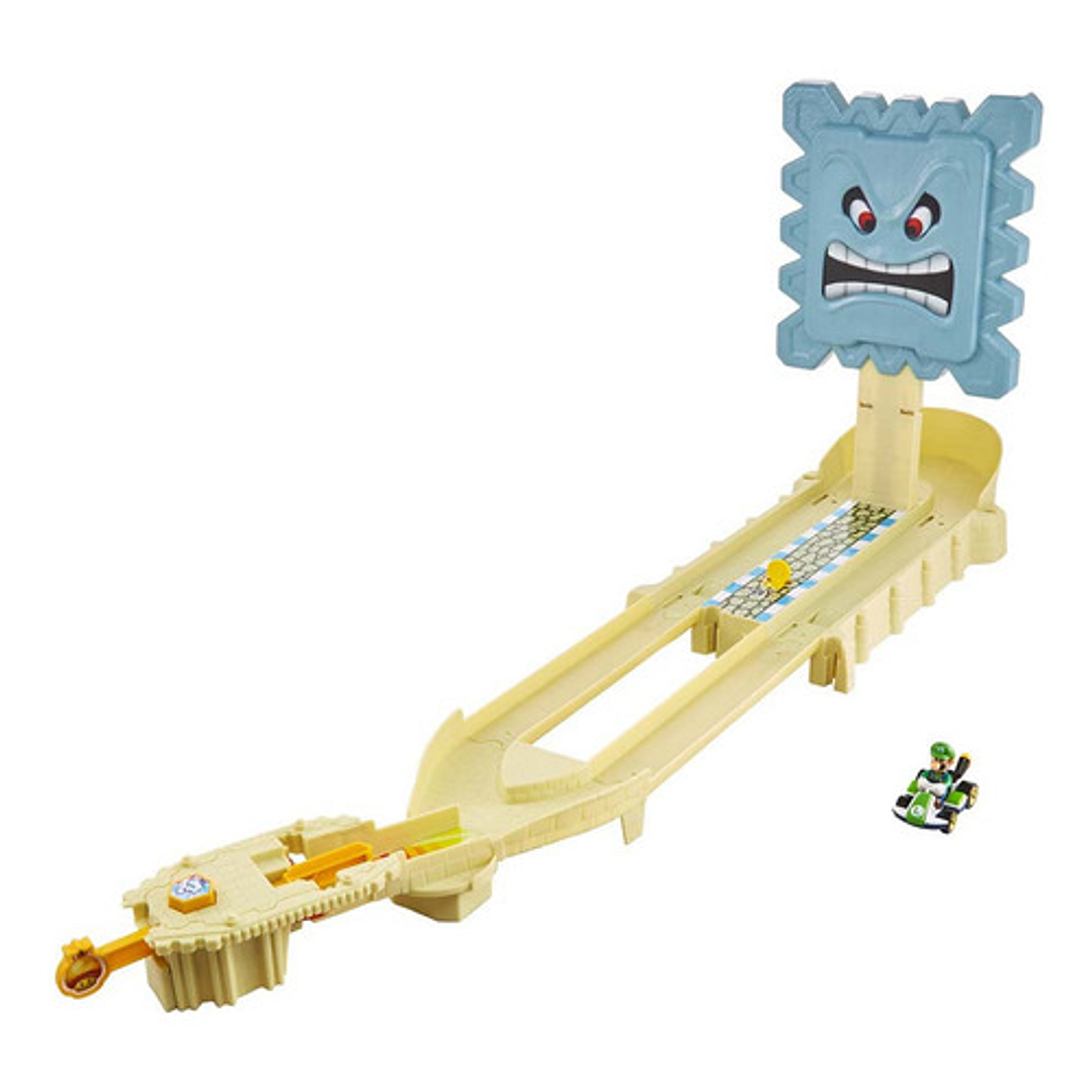HOT WHEELS MARIO KART PISTA THWOMP RUINS LUIGI 5