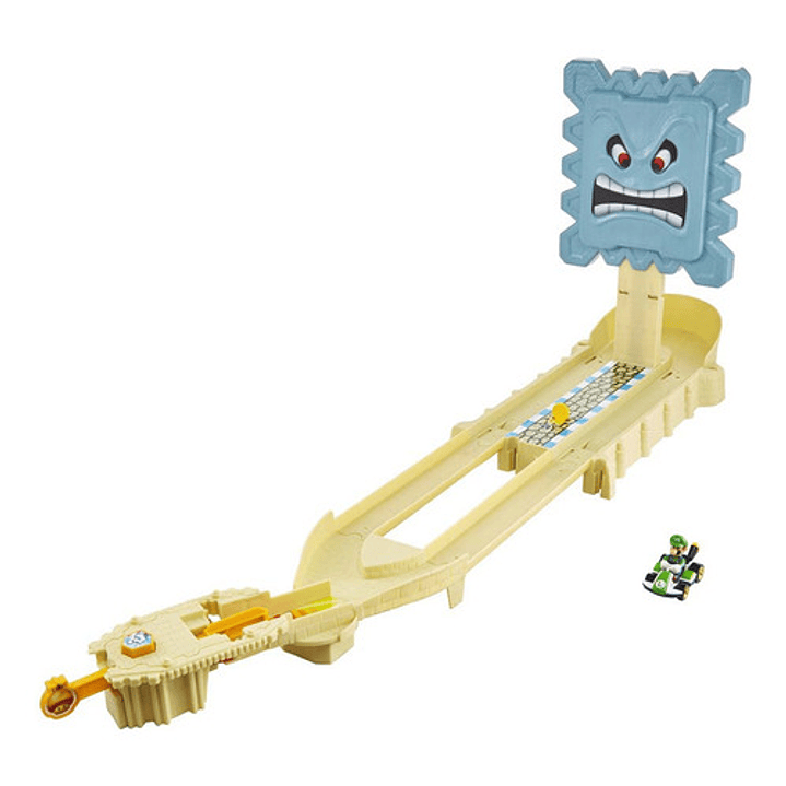 HOT WHEELS MARIO KART PISTA THWOMP RUINS LUIGI 5