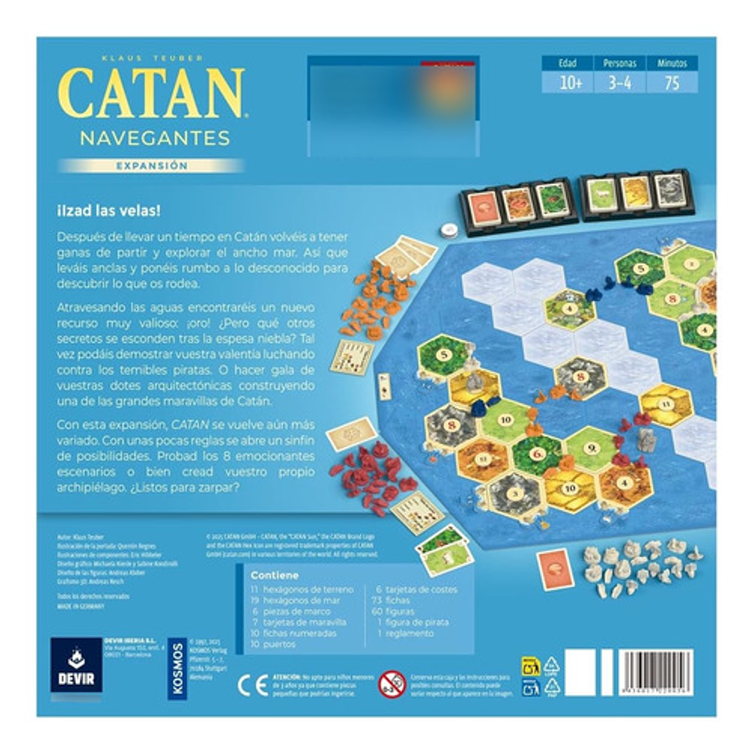 CATAN NAVEGANTES EXPANSIÓN 4
