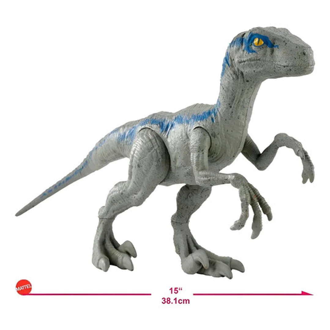 Jurassic World Velociraptor Blue Dinosaurio Original Mattel 5