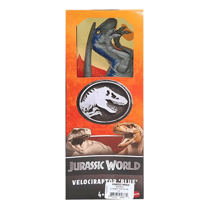 Jurassic World Velociraptor Blue Dinosaurio Original Mattel 6