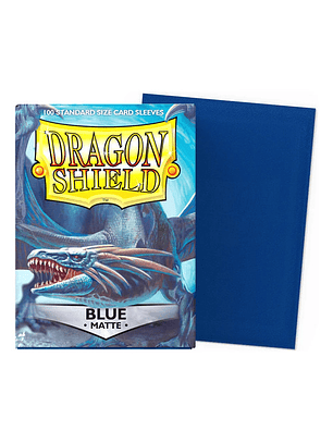 DRAGON SHIELD BLUE MATTE STANDARD SIZE CARD SLEEVES