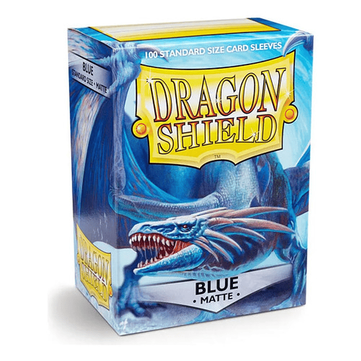 DRAGON SHIELD BLUE MATTE STANDARD SIZE CARD SLEEVES 4