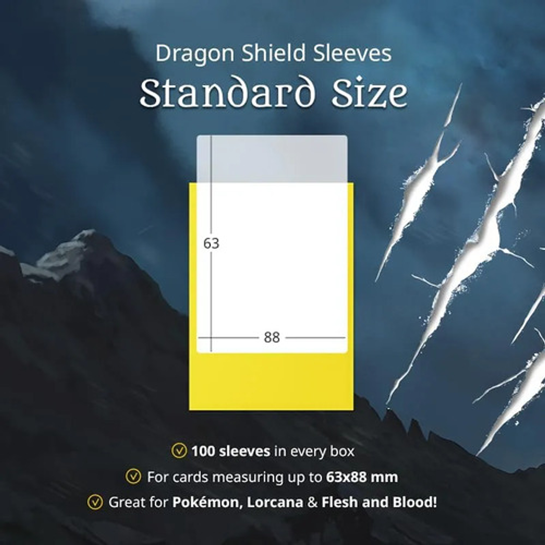 DRAGON SHIELD BLUE MATTE STANDARD SIZE CARD SLEEVES 5