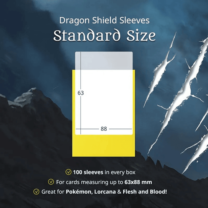 DRAGON SHIELD BLUE MATTE STANDARD SIZE CARD SLEEVES 5