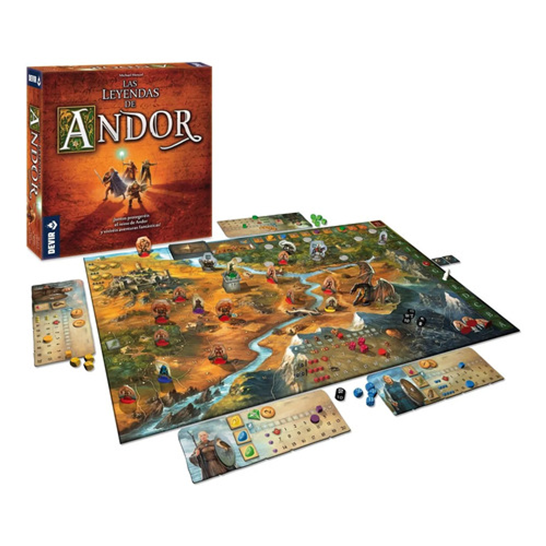 Las Leyendas De Andor Juego De Mesa En Español 4