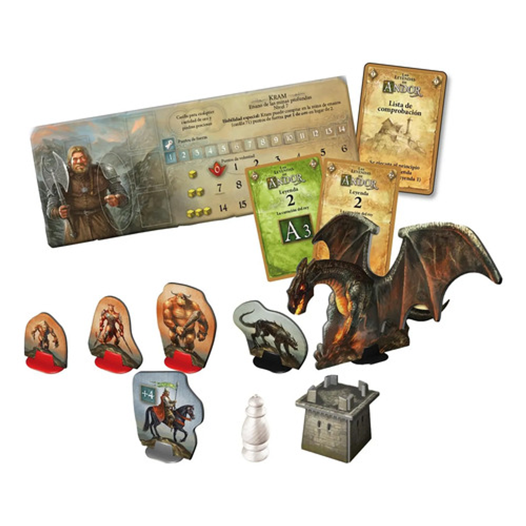 Las Leyendas De Andor Juego De Mesa En Español 5
